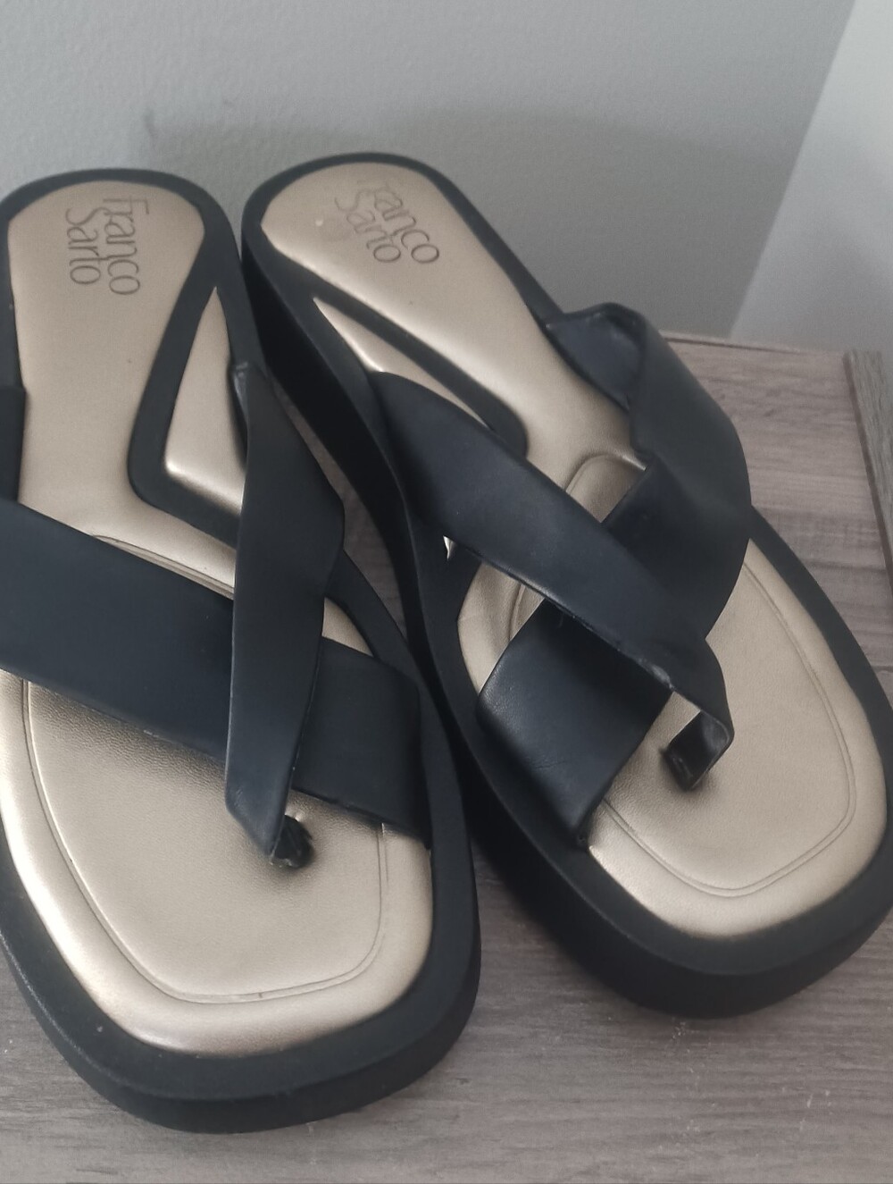 Franco Sarto Janey Platform Sandals Sz 9